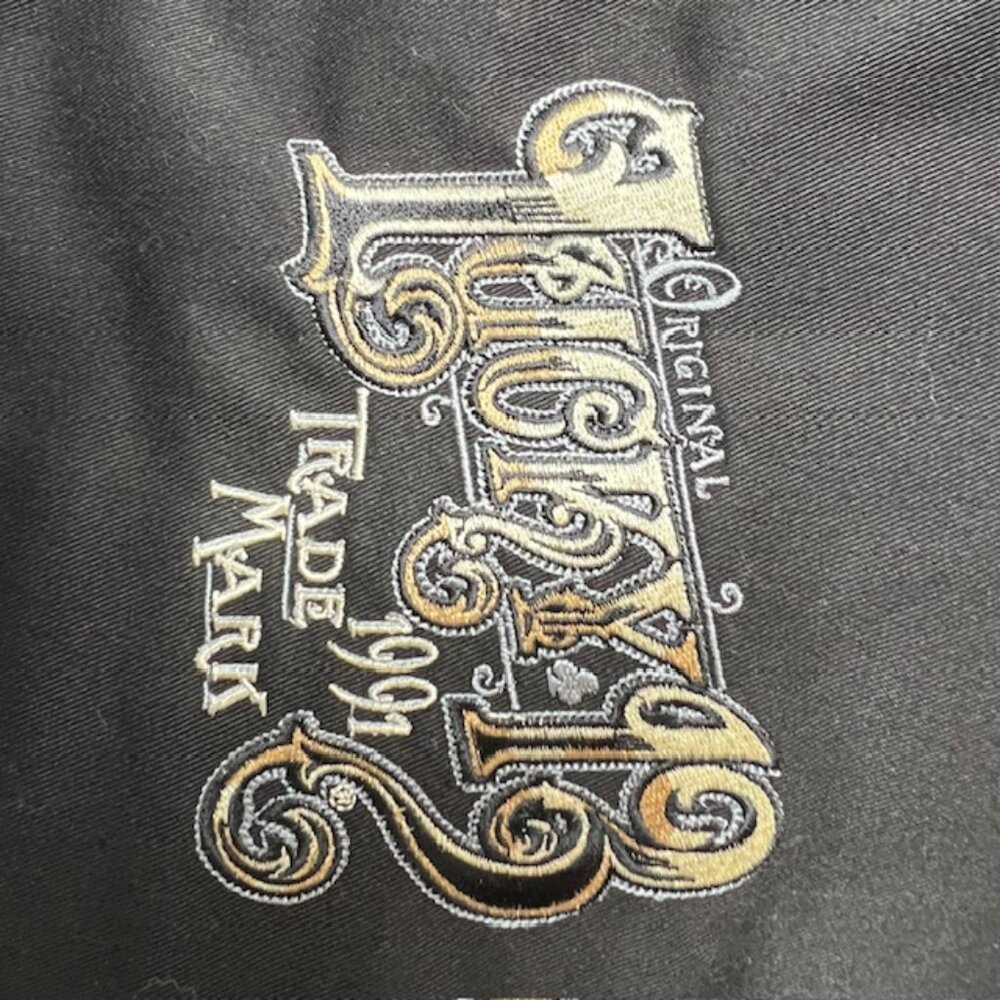 Trucker/Biker Jacket Lucky 13 Black Logo Embroidered Quilted Lined Puffer 4XL(62 - Picture 12 of 14